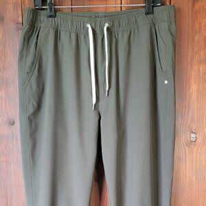 Vuori Kore Jogger Mens Large Gray Performance Drawstring Lightweight Lined V456